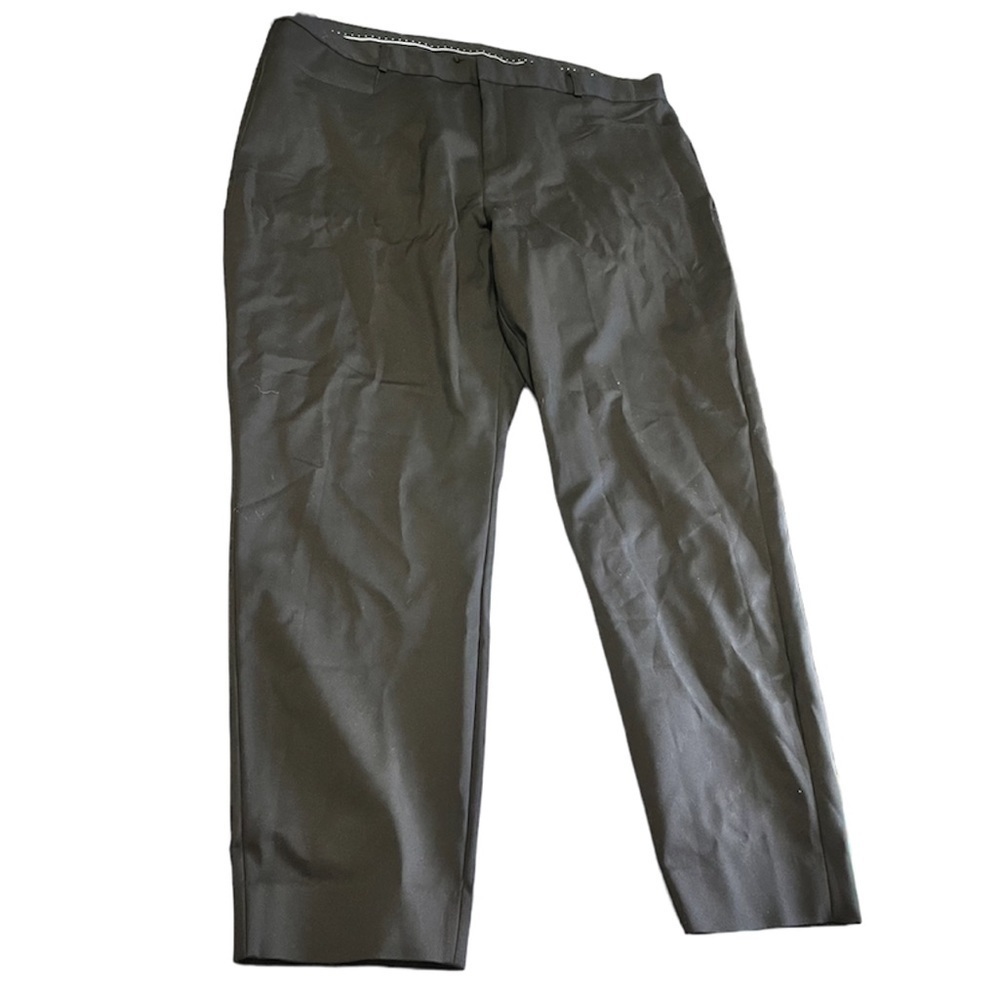 Refinity City Chic Black Trousers Pants Size Large US 20 E2